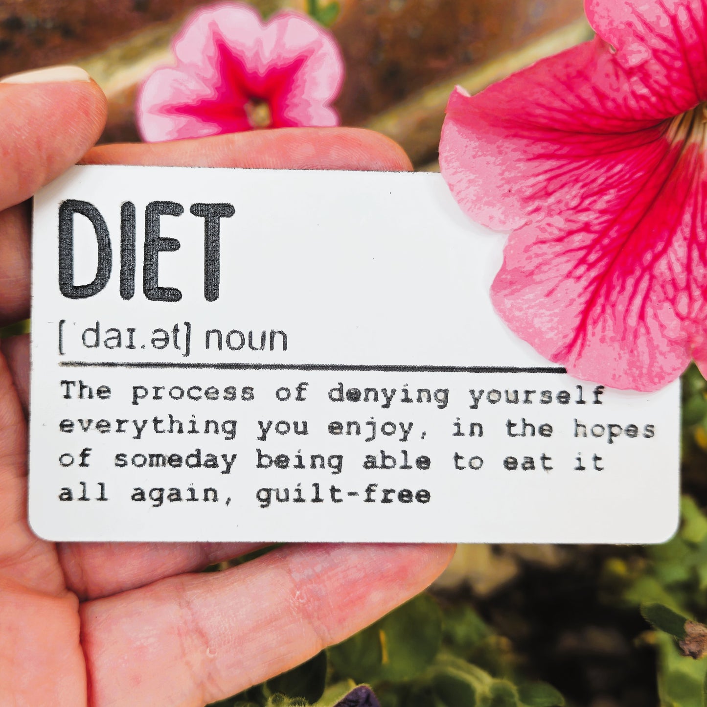 The Dictionary Range: Diet Fridge Magnet
