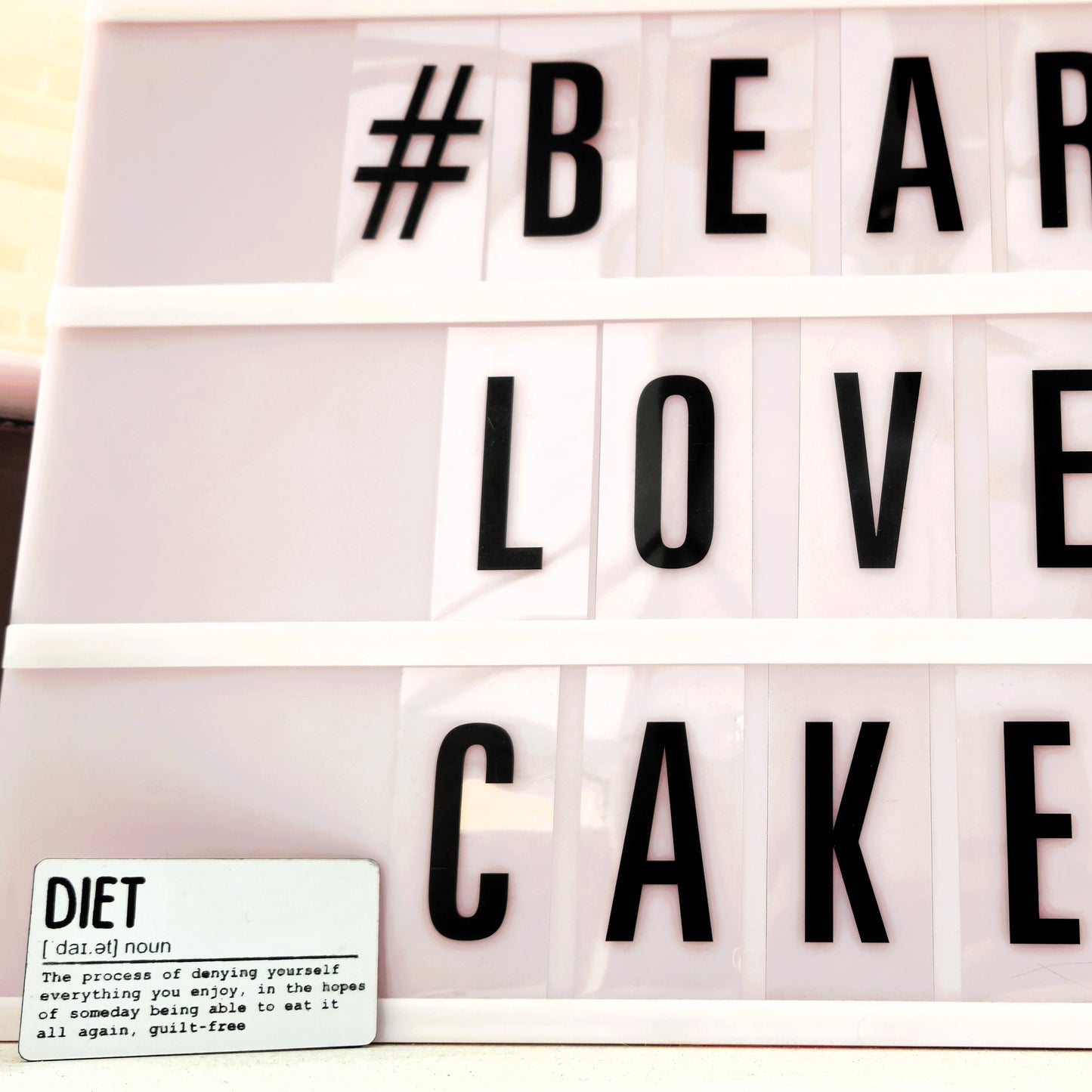 The Dictionary Range: Diet Fridge Magnet