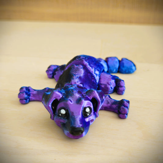 Wiggle-Waggle Companions - Small Dog in Blue/Purple