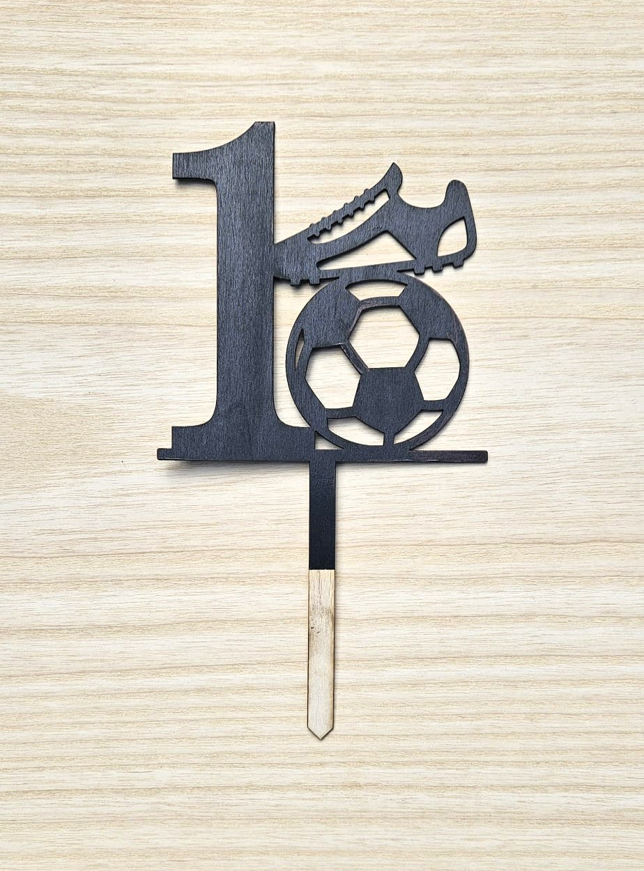 Football Fanatics Birthday Cake Toppers