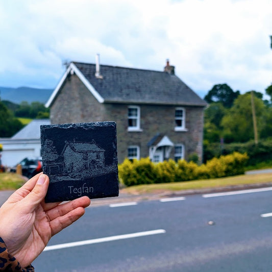 Custom House Slate Coasters