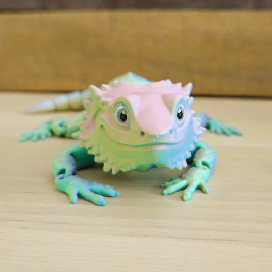 Wiggle-Waggle Companions - Bearded Dragon in Rainbow