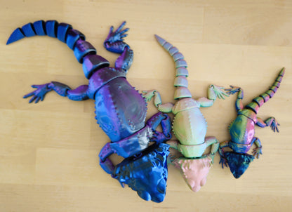 Wiggle-Waggle Companions - Bearded Dragon in Rainbow