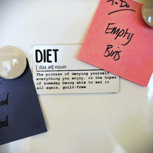 The Dictionary Range: Diet Fridge Magnet