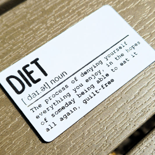 The Dictionary Range: Diet Fridge Magnet