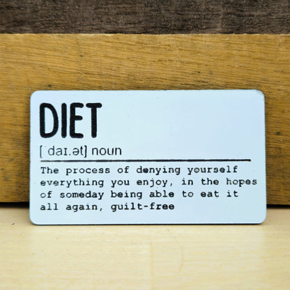 The Dictionary Range: Diet Fridge Magnet