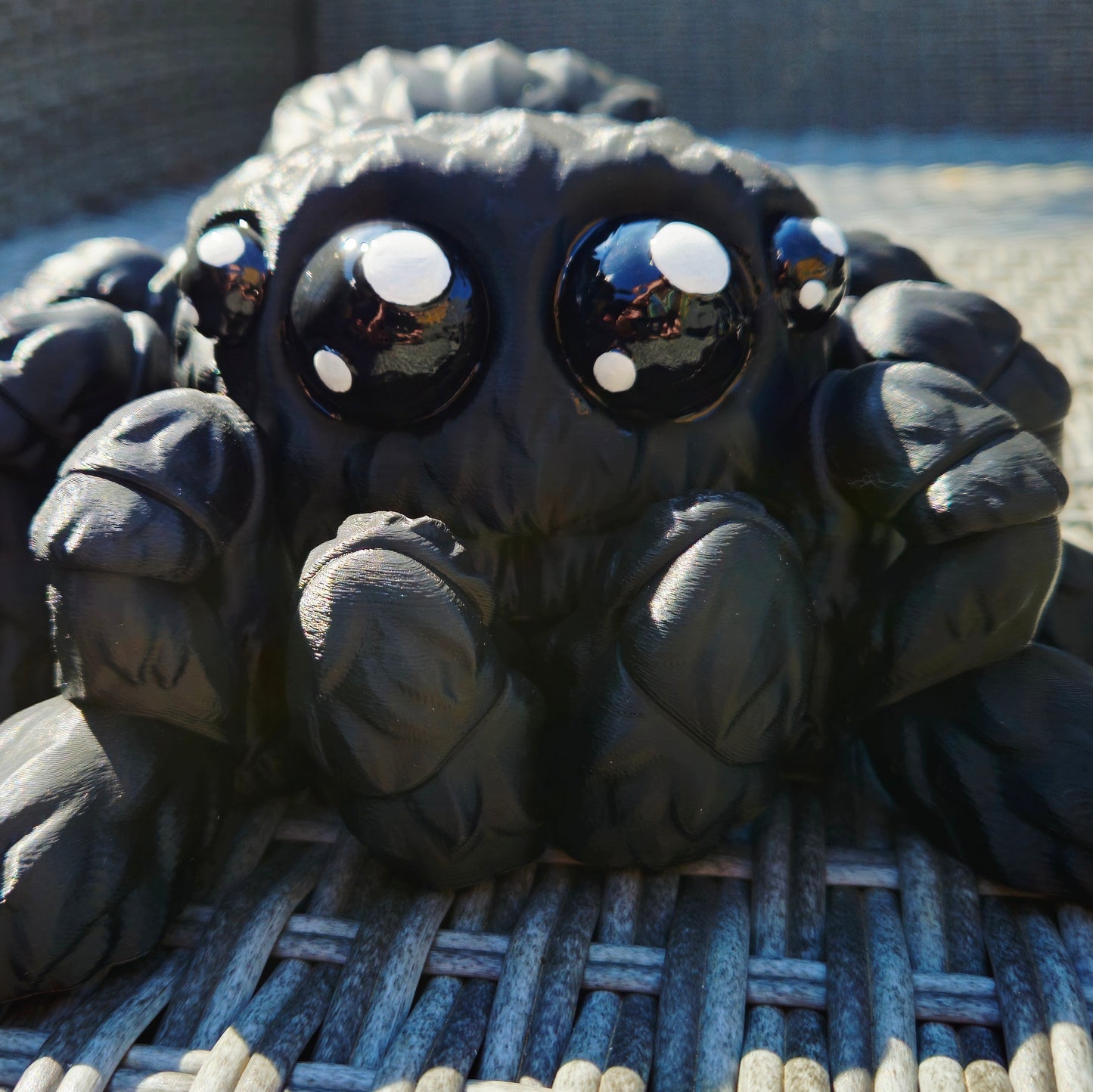 Wiggle-Waggle Companions - XLarge Spider in Black
