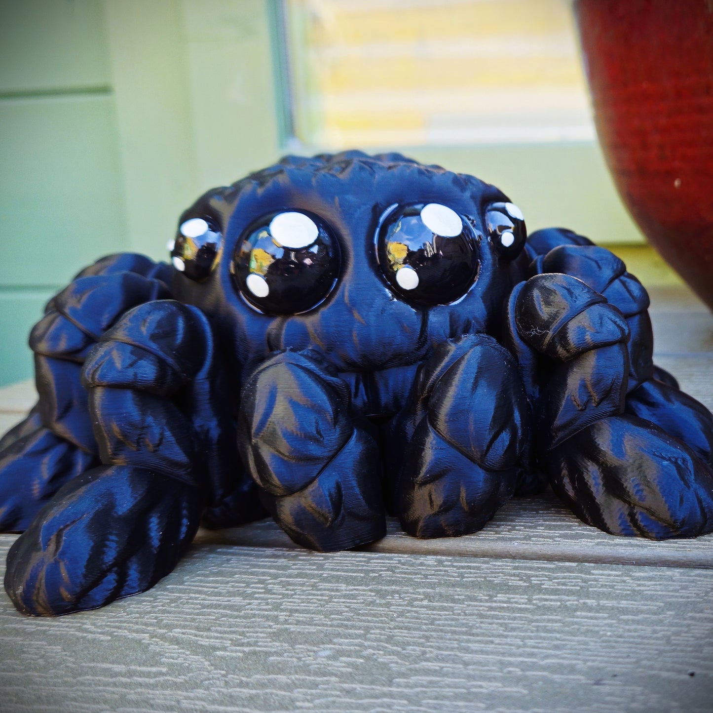 Wiggle-Waggle Companions - XLarge Spider in Black