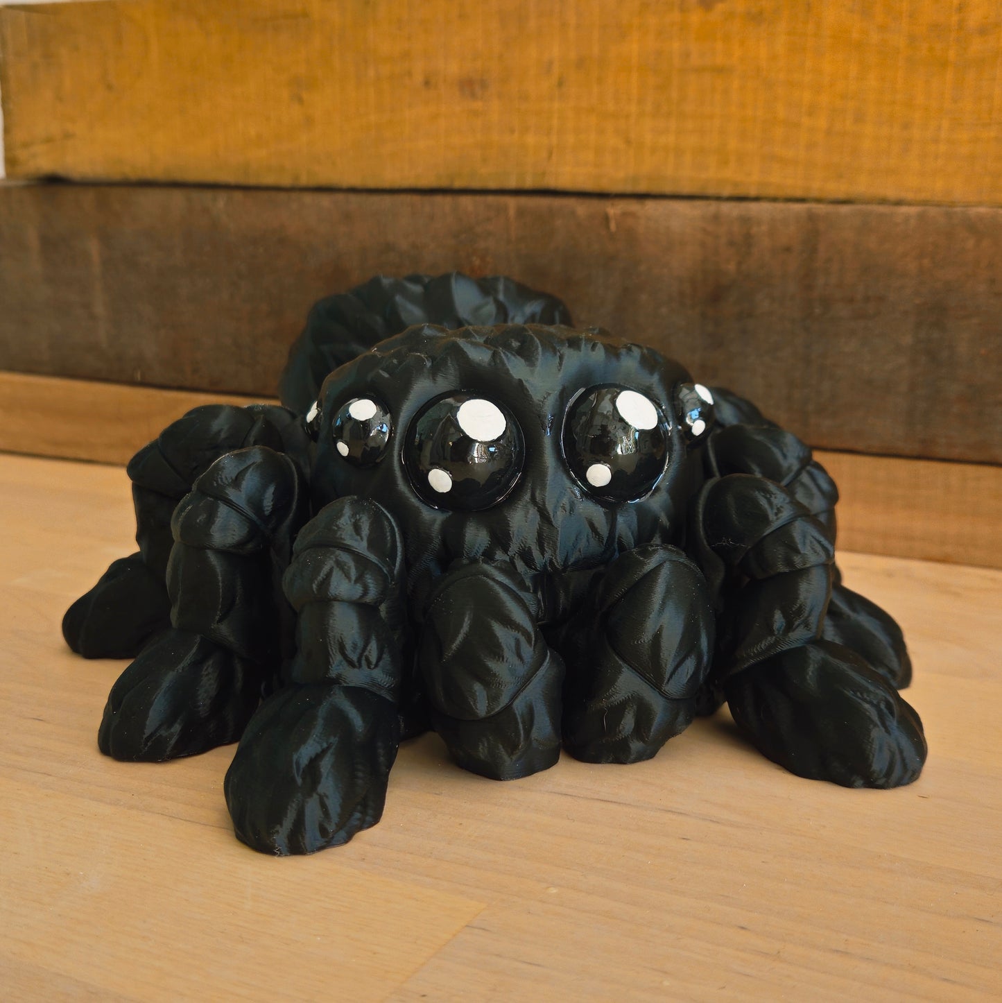 Wiggle-Waggle Companions - XLarge Spider in Black