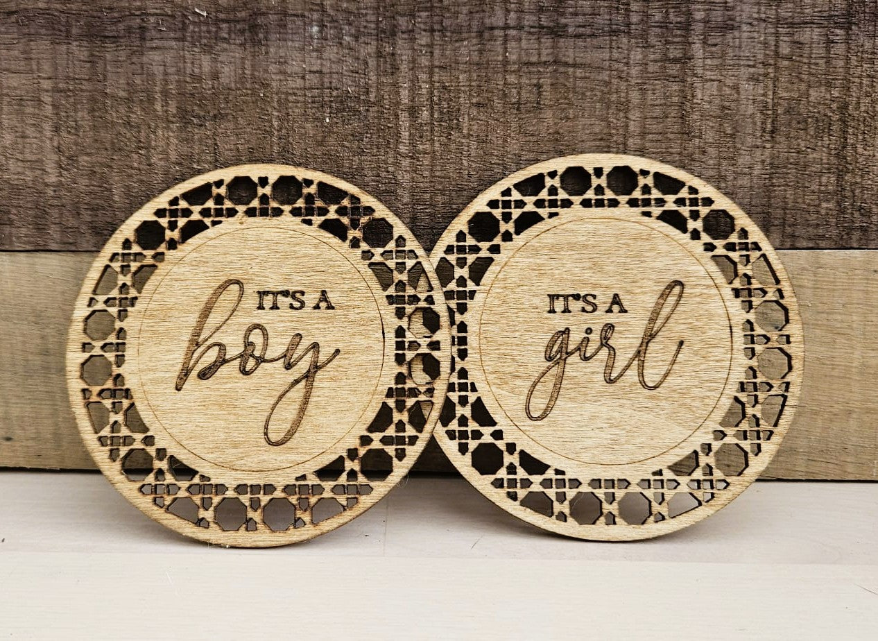 Rustic Baby Photo Milestone Markers