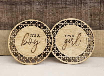 Rustic Baby Photo Milestone Markers