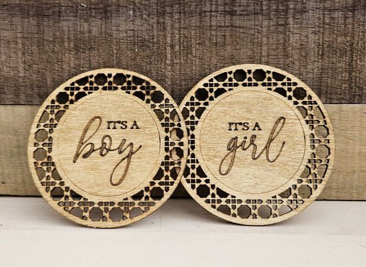 Rustic Baby Photo Milestone Markers