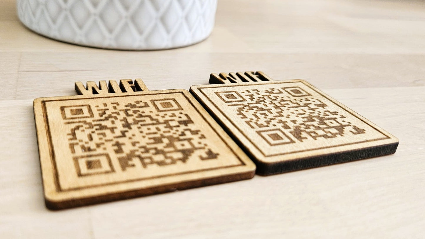 Personalised WiFi Connect Magnet