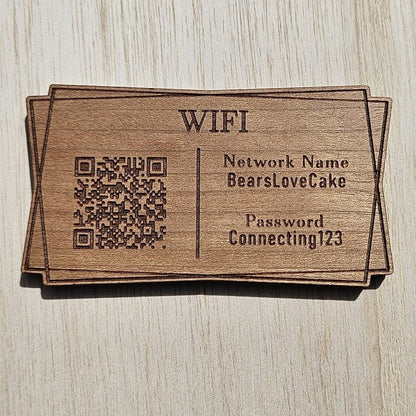Personalised Geometric WiFi Fridge Magnet