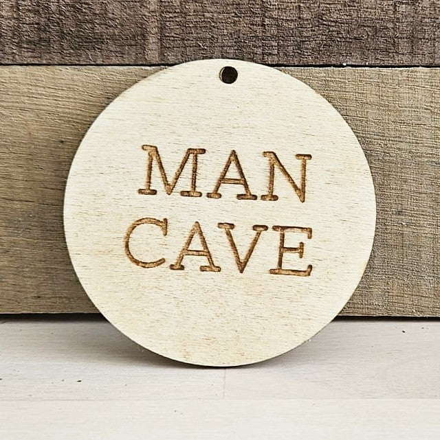 Personalised Wooden Keychain Organiser Tags