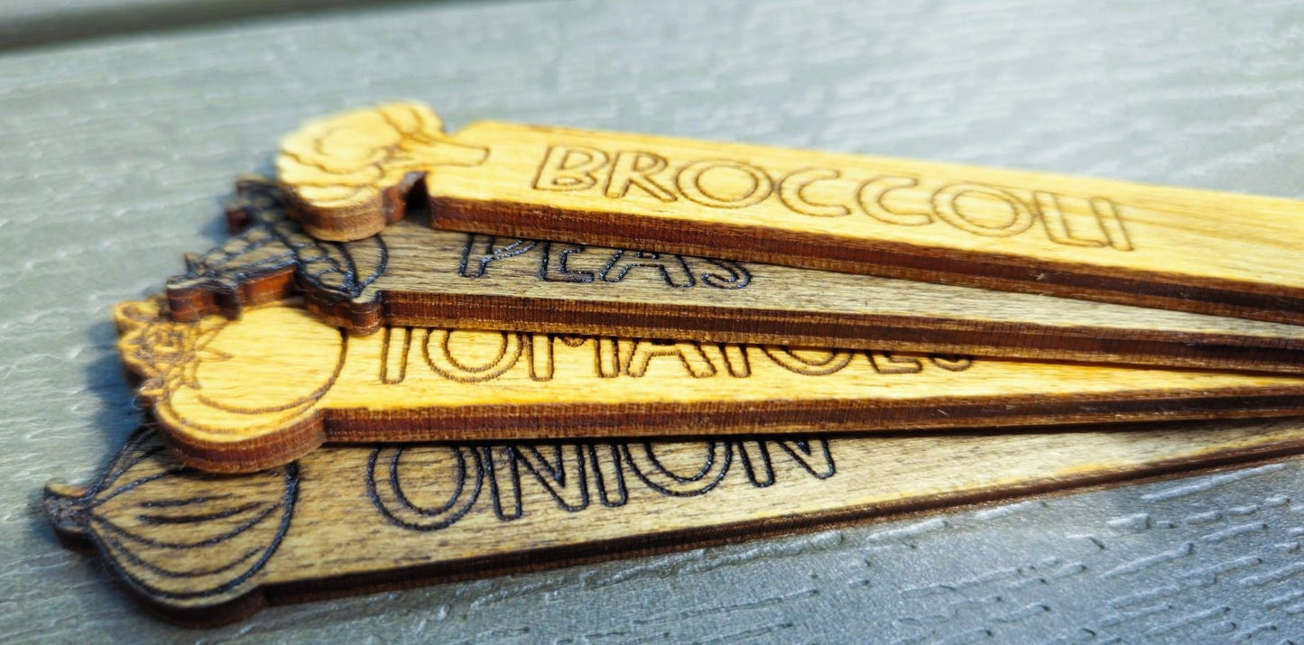 Large Rustic Veggie ID Stakes