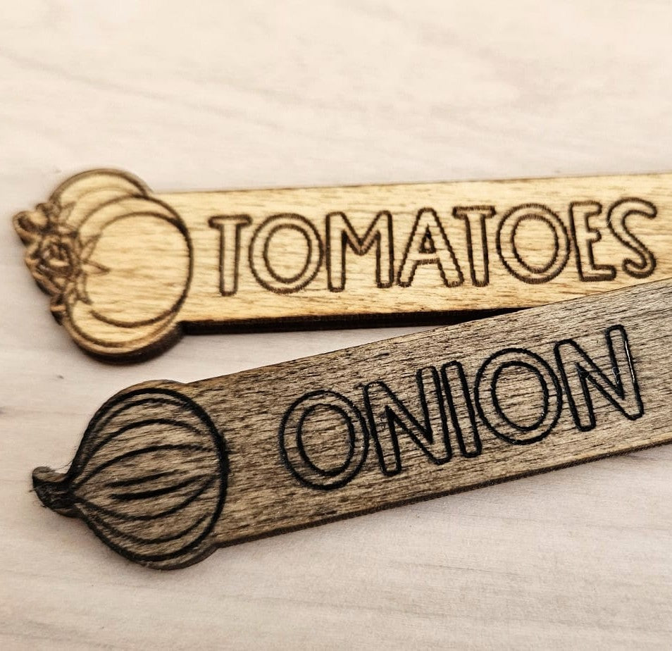 Large Rustic Veggie ID Stakes