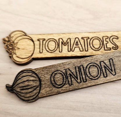 Large Rustic Veggie ID Stakes
