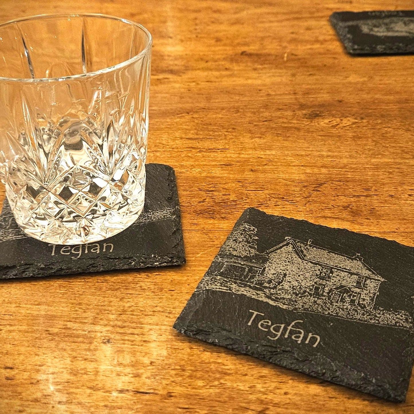 Custom House Slate Coasters